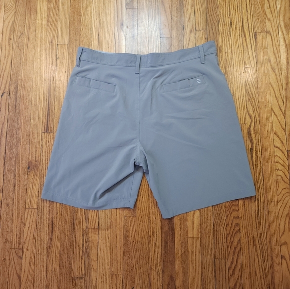 Free Fly Mens Shorts Size 34 Chino Performance Stretch Grey - Picture 5 of 7